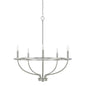 Capital Lighting - 428551BN - Five Light Chandelier - Greyson - Brushed Nickel