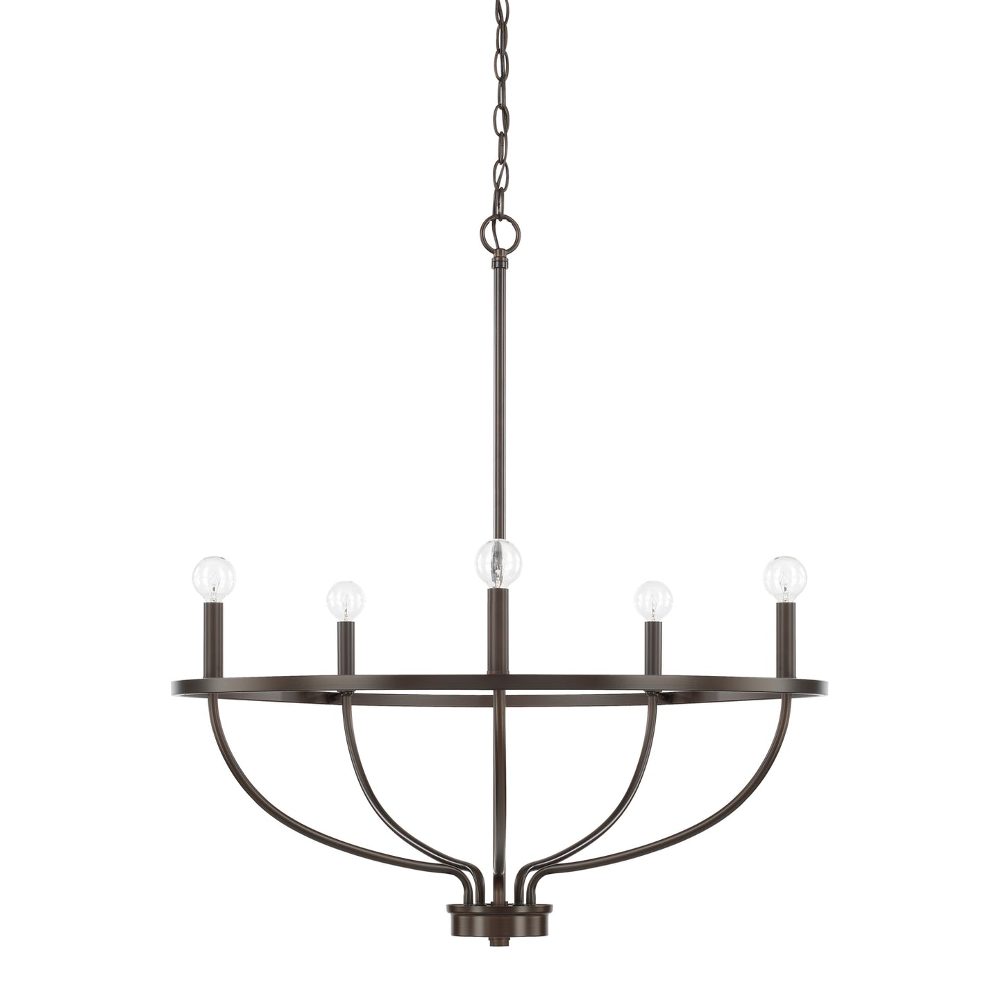 Capital Lighting - 428551BZ - Five Light Chandelier - Greyson - Bronze