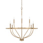 Capital Lighting - 428581AD - Eight Light Chandelier - Greyson - Aged Brass