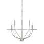 Capital Lighting - 428581BN - Eight Light Chandelier - Greyson - Brushed Nickel