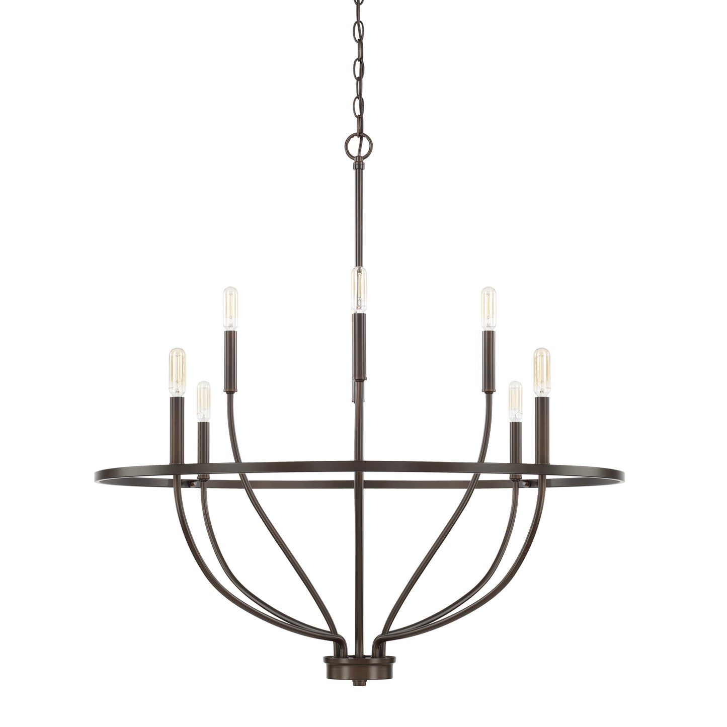 Capital Lighting - 428581BZ - Eight Light Chandelier - Greyson - Bronze