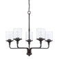 Capital Lighting - 428851MB-451 - Five Light Chandelier - Colton - Matte Black