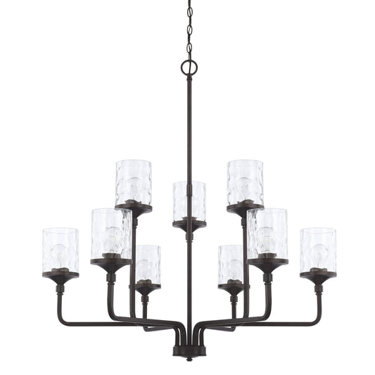 Capital Lighting - 428891MB-451 - Nine Light Chandelier - Colton - Matte Black