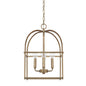 Capital Lighting - 527542AD - Four Light Foyer Pendant - Aubrey - Aged Brass