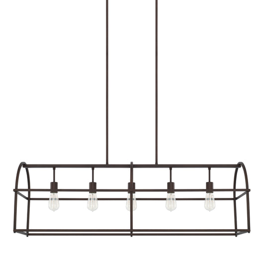 Capital Lighting - 825751BZ - Five Light Island Pendant - Aubrey - Bronze