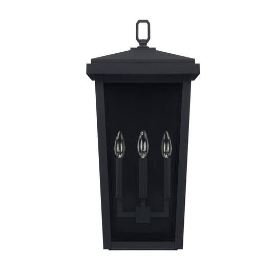 Capital Lighting - 926232BK - Three Light Outdoor Wall Lantern - Donnelly - Black