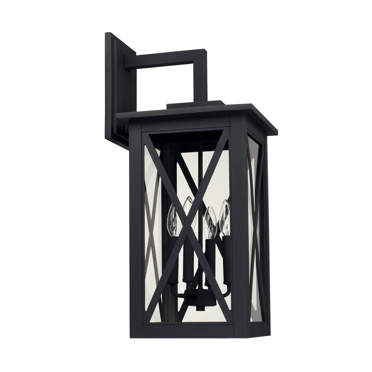 Capital Lighting - 926641BK - Four Light Outdoor Wall Lantern - Avondale - Black