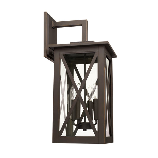 Capital Lighting - 926641OZ - Four Light Outdoor Wall Lantern - Avondale - Oiled Bronze