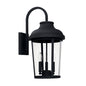 Capital Lighting - 927031BK - Three Light Outdoor Wall Lantern - Dunbar - Black