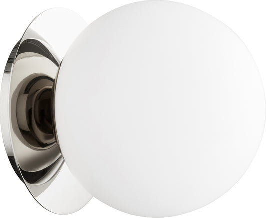 Quorum - 339-1-62 - One Light Wall Mount - 339 Globe Ceiling Mounts - Polished Nickel