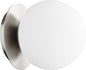 Quorum - 339-1-65 - One Light Wall Mount - 339 Globe Ceiling Mounts - Satin Nickel