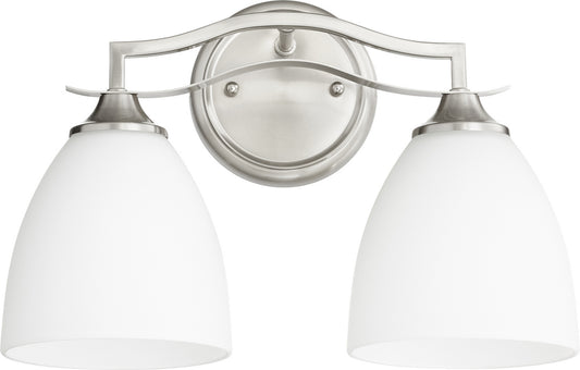 Quorum - 5027-2-65 - Two Light Vanity - Jardin - Satin Nickel