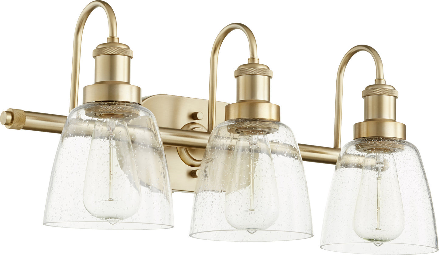 Quorum - 508-3-80 - Three Light Vanity - 508 Vanities - Aged Brass