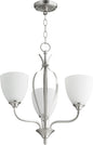 Quorum - 6127-3-65 - Three Light Chandelier - Jardin - Satin Nickel