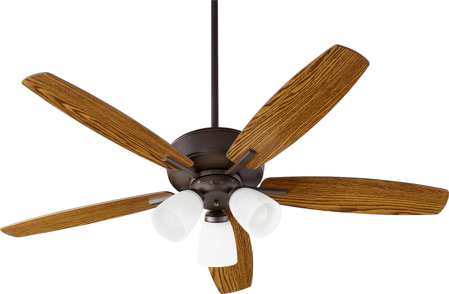 Quorum - 70525-386 - 52"Ceiling Fan - Breeze - Oiled Bronze