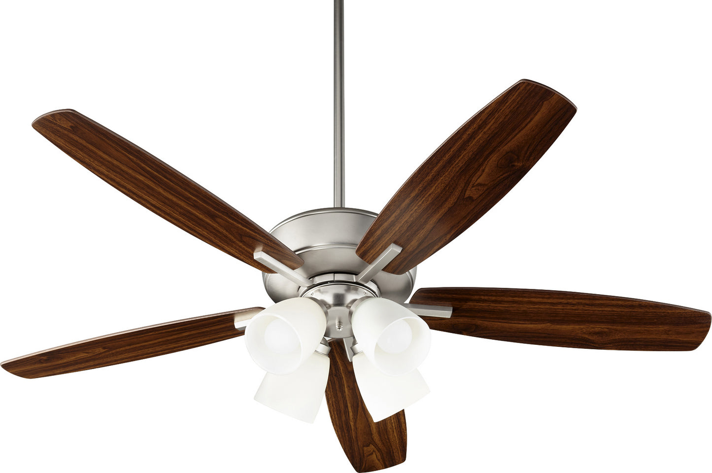 Quorum - 70525-465 - 52"Ceiling Fan - Breeze - Satin Nickel