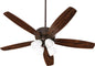 Quorum - 70525-486 - 52"Ceiling Fan - Breeze - Oiled Bronze