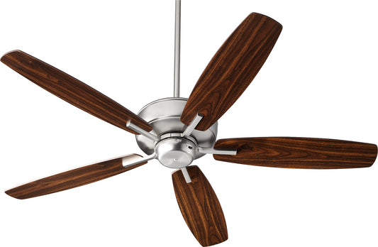 Quorum - 7052-65 - 52"Ceiling Fan - Breeze - Satin Nickel