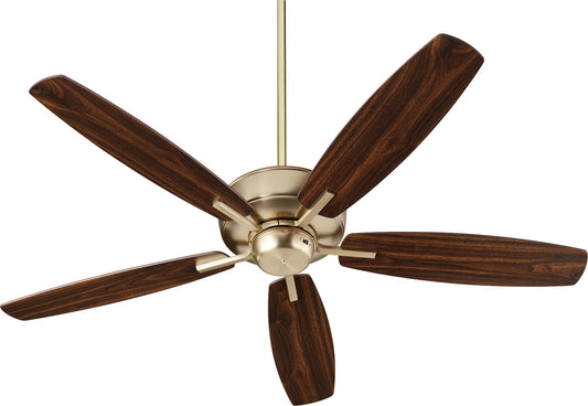 Quorum - 7052-80 - 52"Ceiling Fan - Breeze - Aged Brass