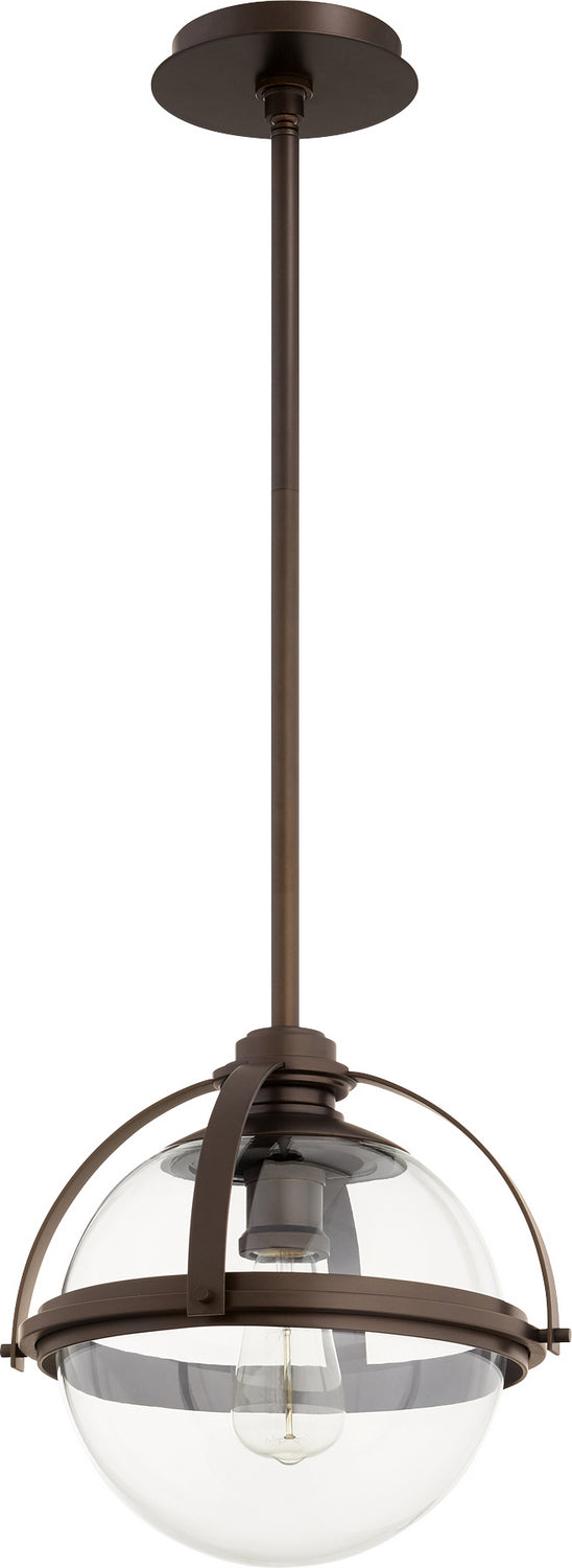 Quorum - 88-13-86 - One Light Pendant - Meridian Globe Pendants - Oiled Bronze