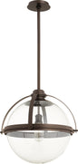 Quorum - 88-20-86 - One Light Pendant - Meridian Globe Pendants - Oiled Bronze