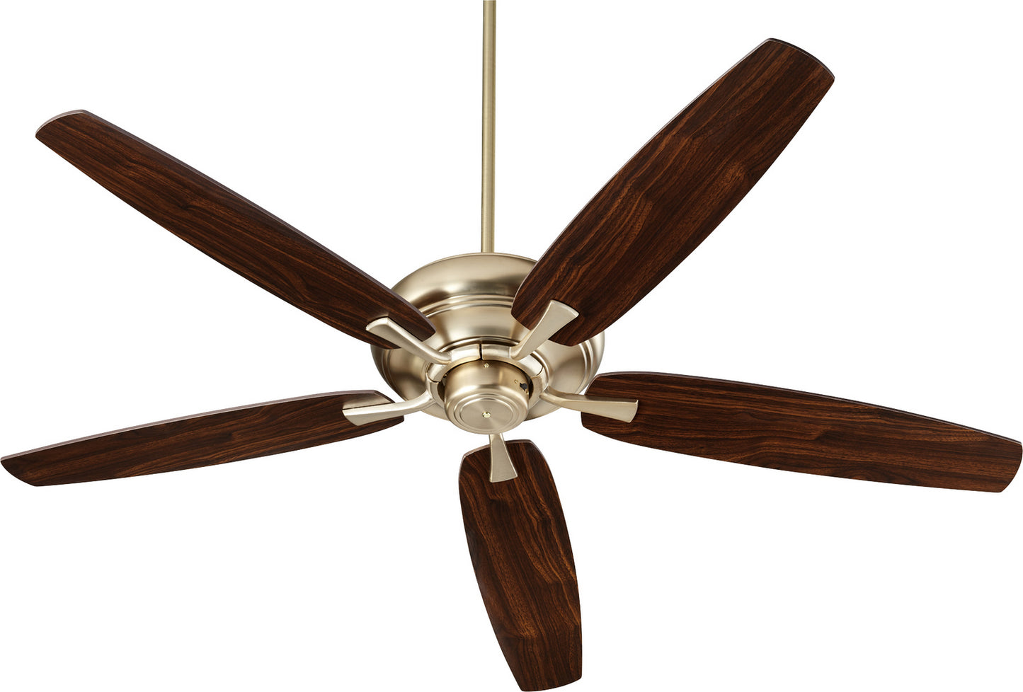 Quorum - 90565-80 - 56"Ceiling Fan - Apex - Aged Brass