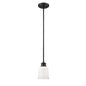 Millennium - 141-MB - One Light Mini Pendant - Burbank - Matte Black