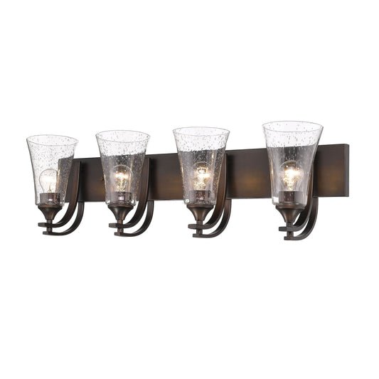 Millennium - 1494-RBZ - Four Light Vanity - Natalie - Rubbed Bronze