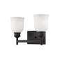 Millennium - 172-MB - Two Light Vanity - Burbank - Matte Black