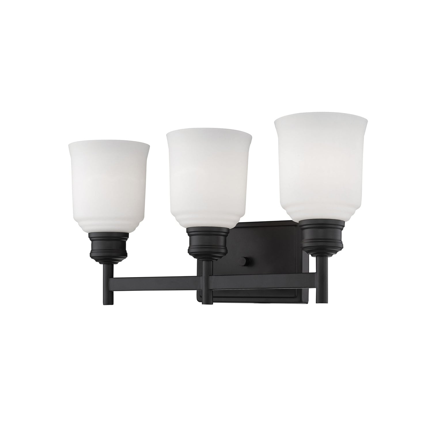 Millennium - 173-MB - Three Light Vanity - Burbank - Matte Black