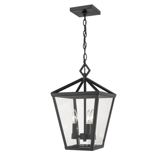 Millennium - 2534-PBK - Four Light Outdoor Hanging Lantern - Arnold - Powder Coated Black