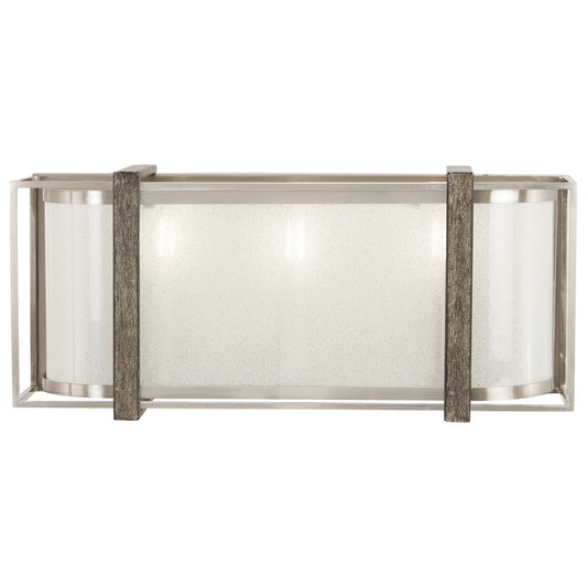 Minka-Lavery - 4563-098 - Three Light Bath - Tyson'S Gate - Brushed Nickel W/Shale Wood