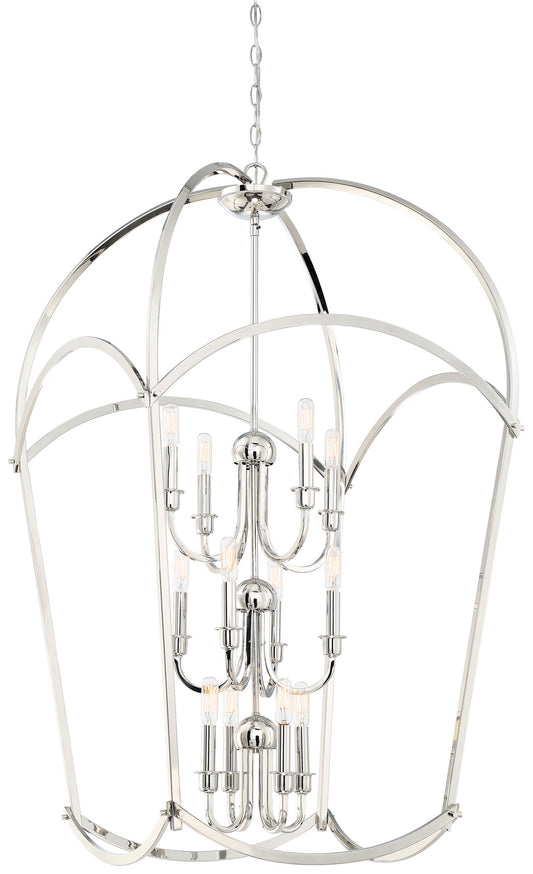 Minka-Lavery - 4775-613 - 12 Light Pendant - Jupiter'S Canopy - Polished Nickel