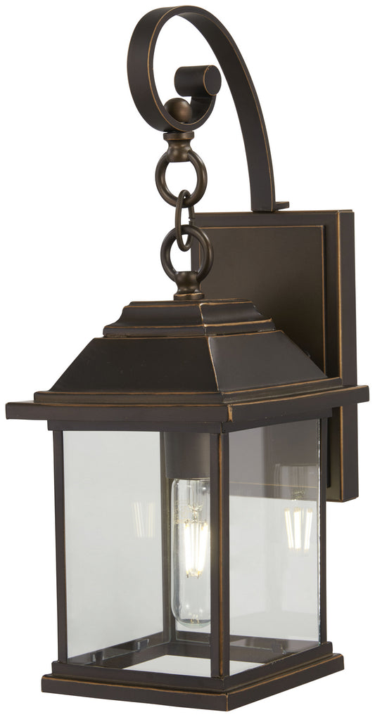 Minka-Lavery - 72631-143C - One Light Outdoor Wall Mount - Mariner'S Pointe - Oil Rubbed Bronze W/ Gold High