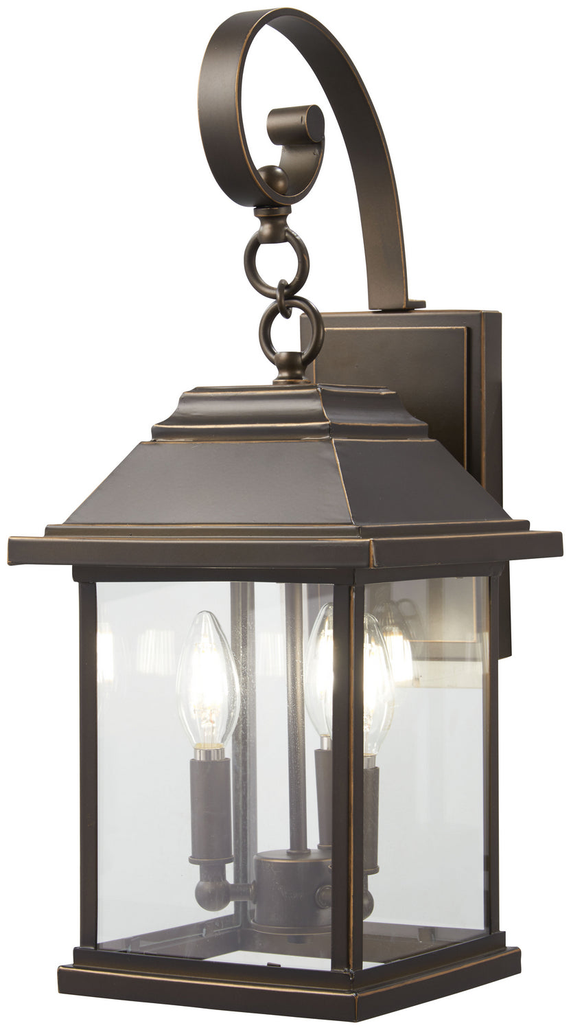 Minka-Lavery - 72632-143C - Three Light Outdoor Wall Mount - Mariner'S Pointe - Oil Rubbed Bronze W/ Gold High