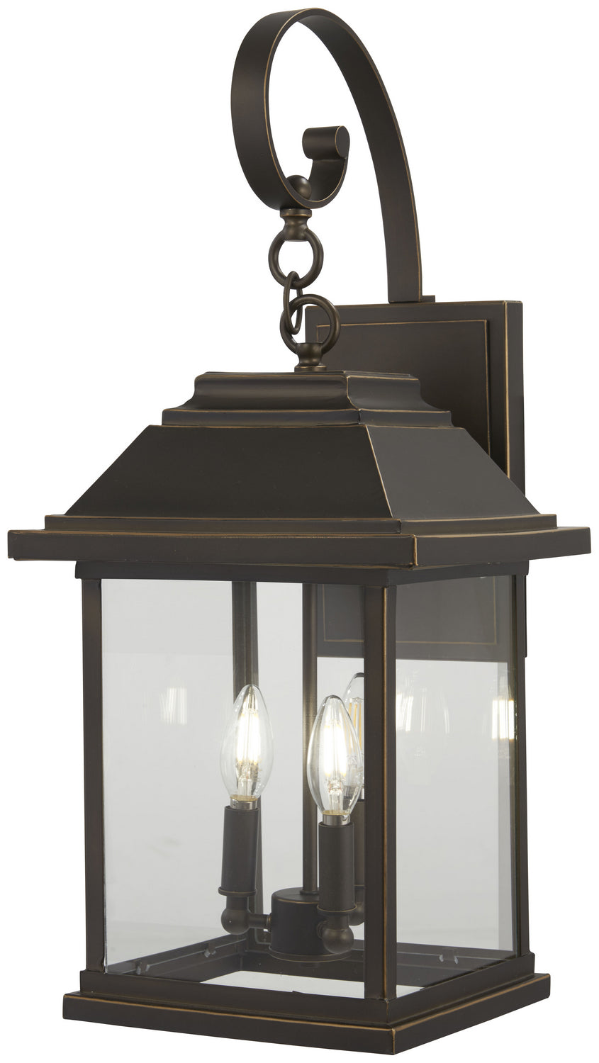 Minka-Lavery - 72633-143C - Four Light Outdoor Wall Mount - Mariner'S Pointe - Oil Rubbed Bronze W/ Gold High