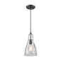 ELK Home - 10446/1 - One Light Mini Pendant - Hand Formed Glass - Oil Rubbed Bronze