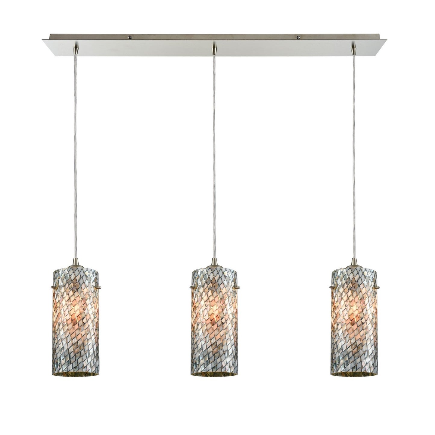 ELK Home - 10447/3LP - Three Light Pendant - Capri - Satin Nickel