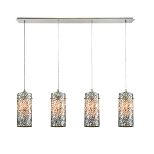 ELK Home - 10447/4LP - Four Light Pendant - Capri - Satin Nickel