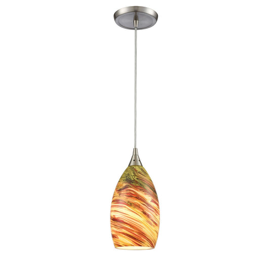 ELK Home - 10630/1 - One Light Mini Pendant - Collanino - Satin Nickel