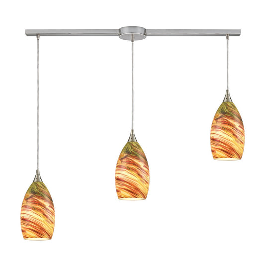 ELK Home - 10630/3L - Three Light Pendant - Collanino - Satin Nickel