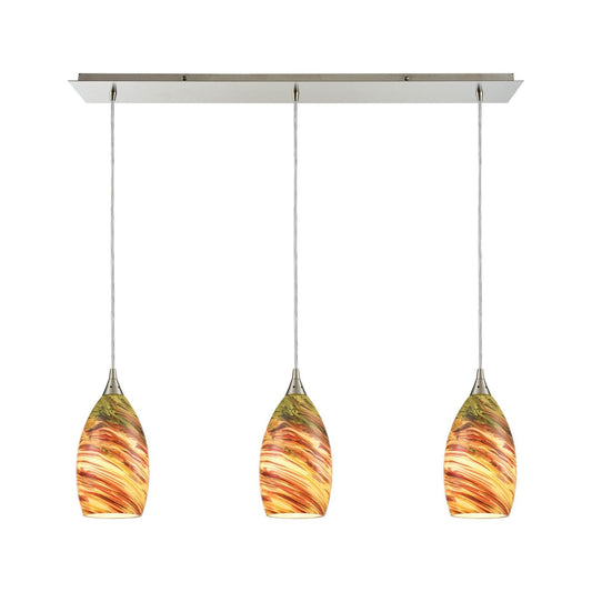 ELK Home - 10630/3LP - Three Light Pendant - Collanino - Satin Nickel
