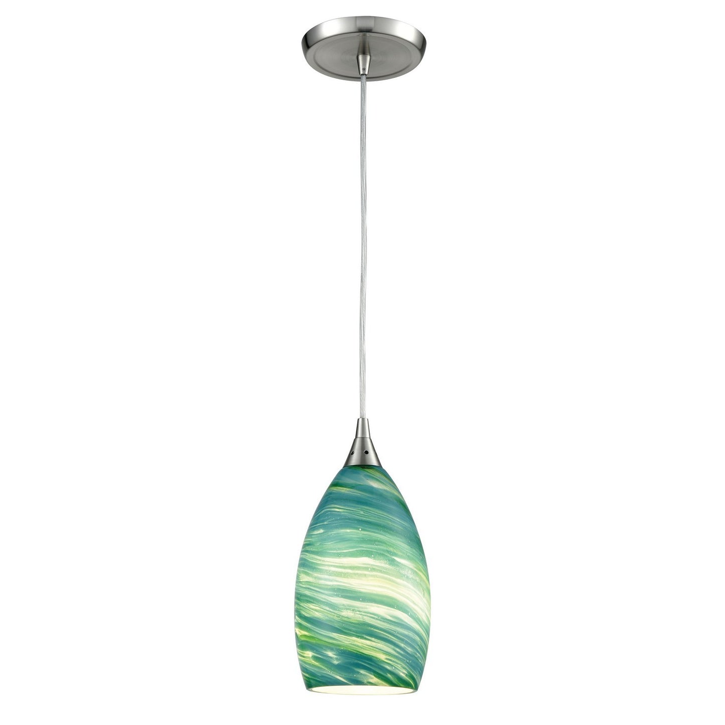 ELK Home - 10650/1 - One Light Mini Pendant - Collanino - Satin Nickel