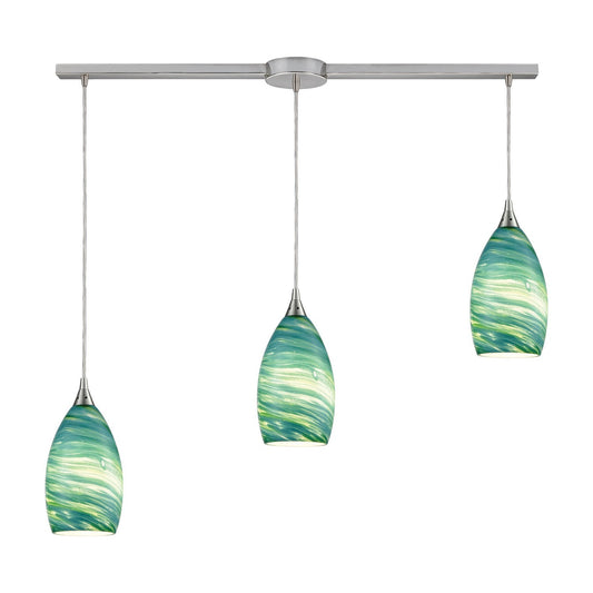 ELK Home - 10650/3L - Three Light Pendant - Collanino - Satin Nickel