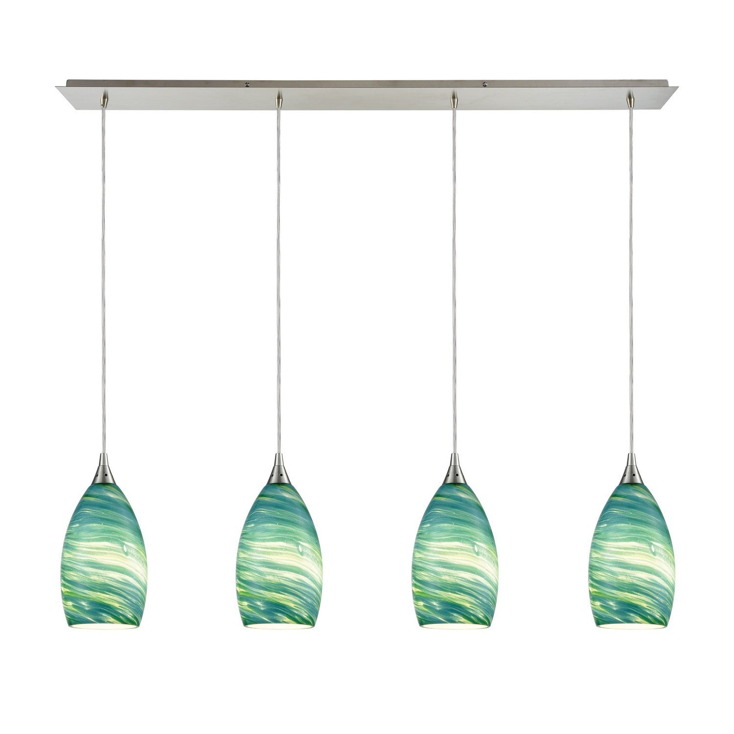 ELK Home - 10650/4LP - Four Light Pendant - Collanino - Satin Nickel