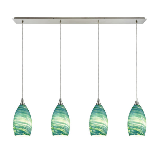 ELK Home - 10650/4LP - Four Light Pendant - Collanino - Satin Nickel