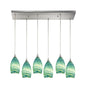 ELK Home - 10650/6RC - Six Light Pendant - Collanino - Satin Nickel