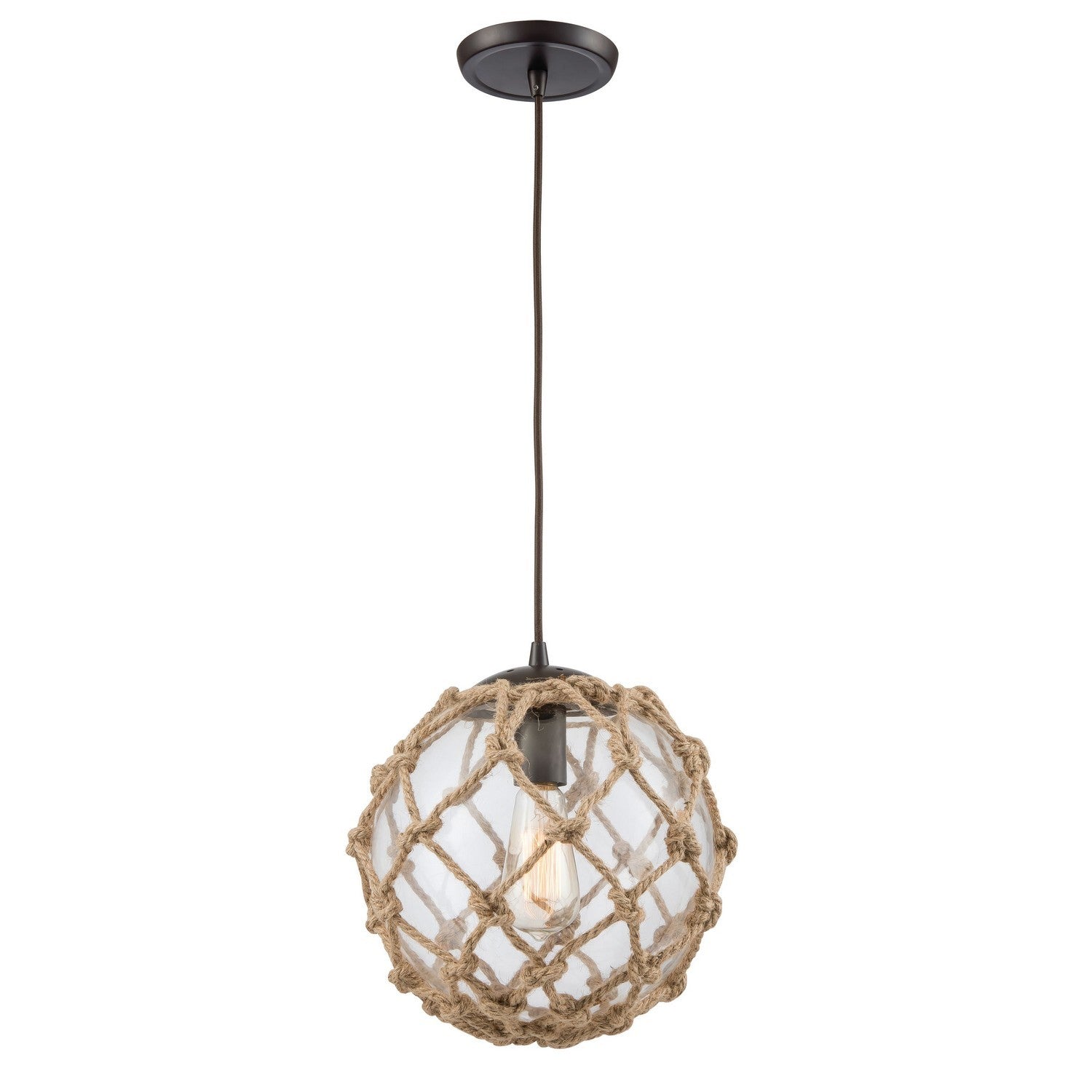 ELK Home - 10715/1 - One Light Mini Pendant - Coastal Inlet - Oil Rubbed Bronze