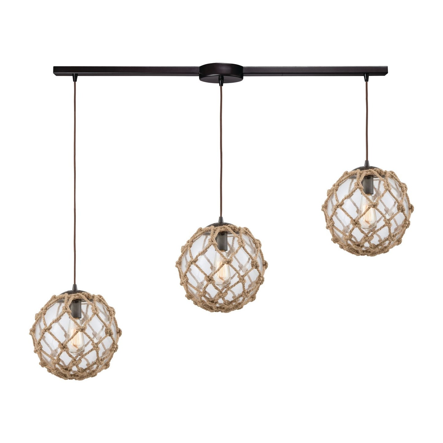 ELK Home - 10715/3L - Three Light Pendant - Coastal Inlet - Oil Rubbed Bronze