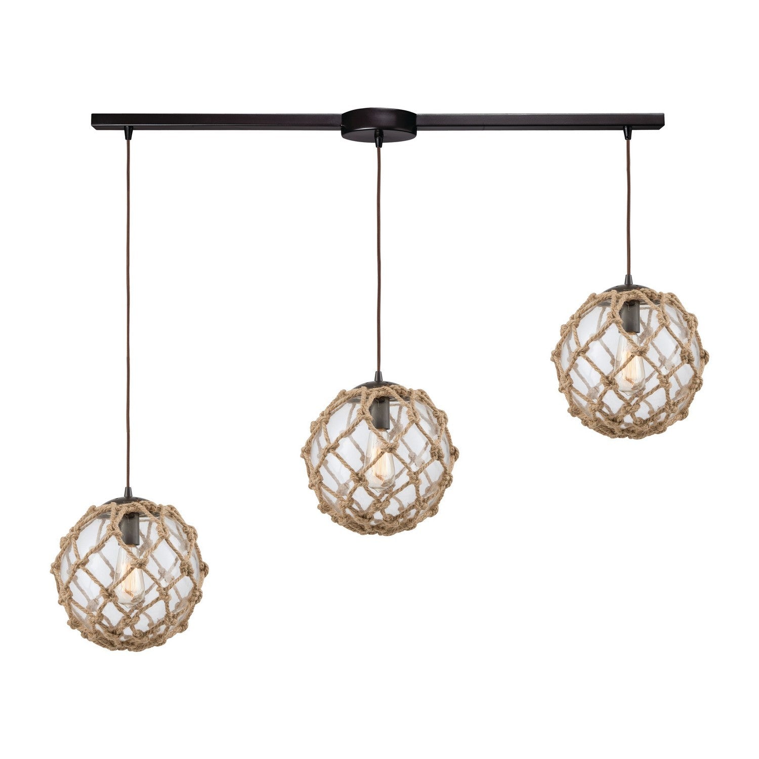 ELK Home - 10715/3L - Three Light Pendant - Coastal Inlet - Oil Rubbed Bronze